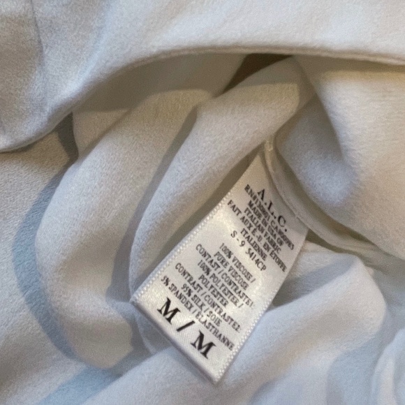 NWT A.L.C White Halter Tank Top Sz M - Picture 8 of 8